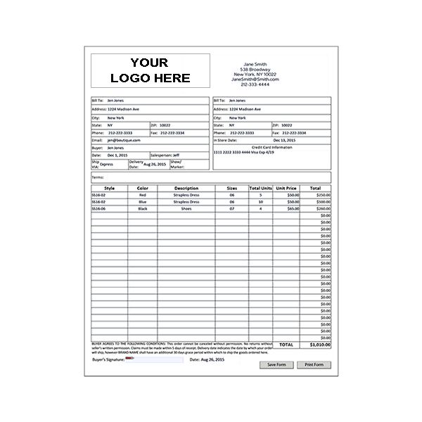 trade credit application form template