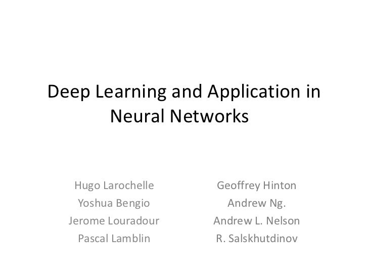 application of neural network ppt