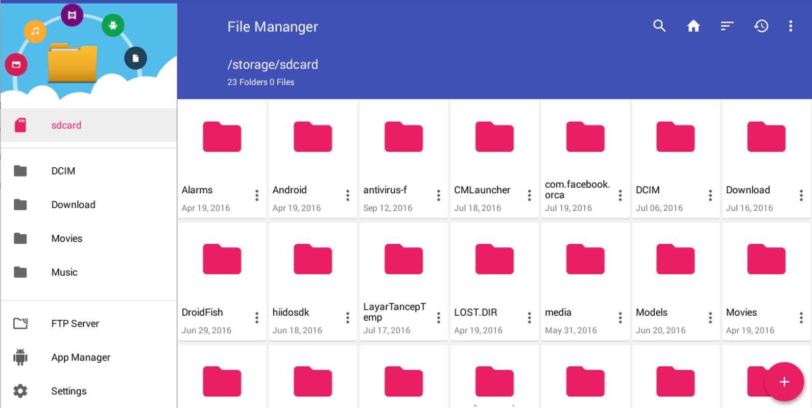 what is application manager on android