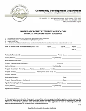 notice of incomplete application sample