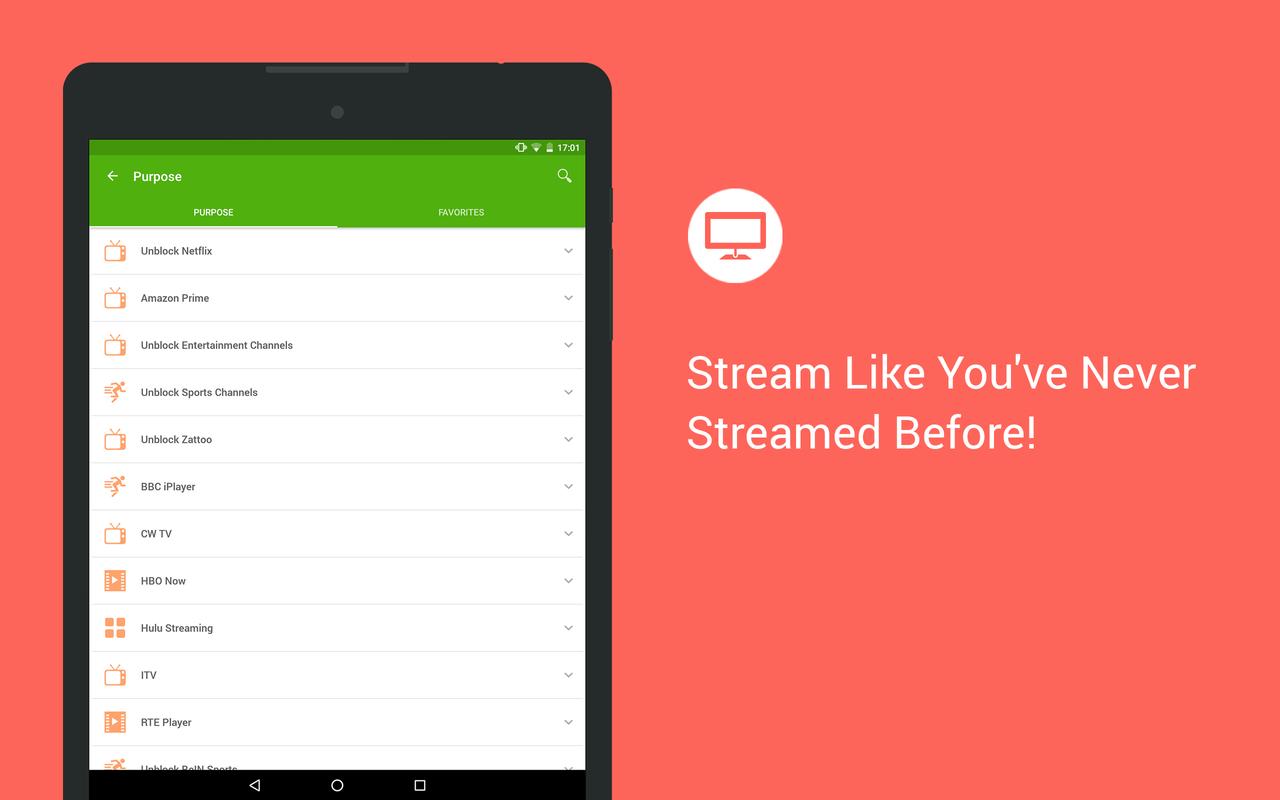 vpn for specific application android