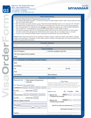 myanmar online visa application form