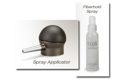 how to use toppik spray applicator