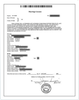 certificate of no marriage online application