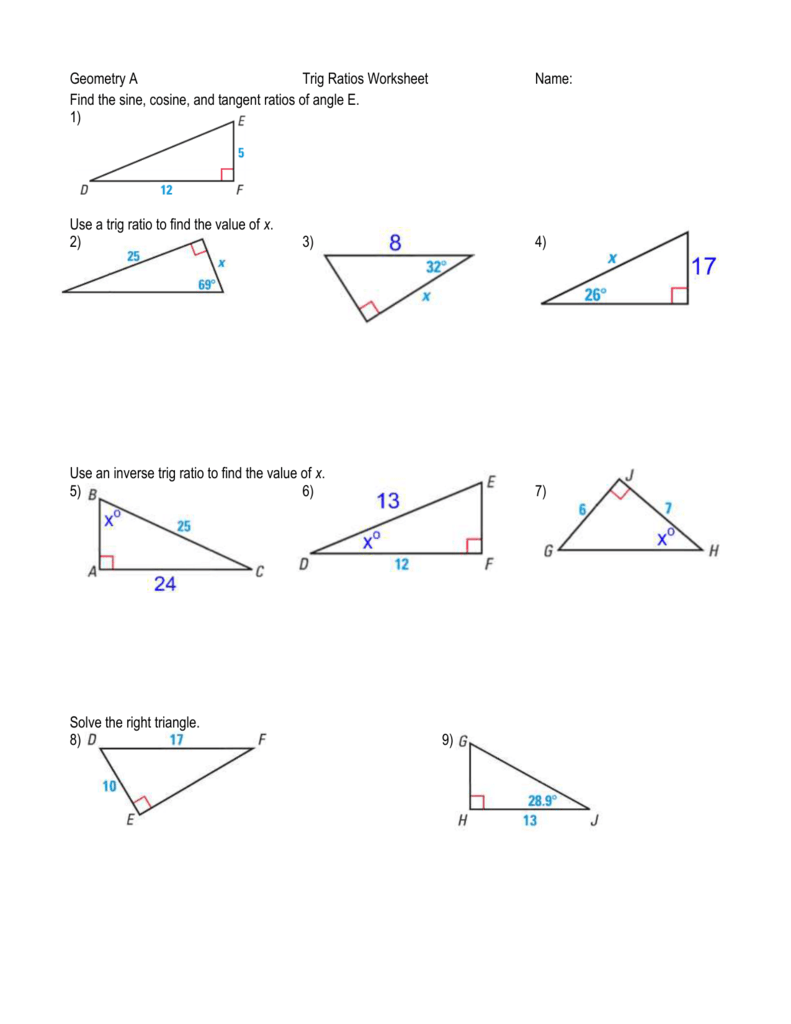 applications of right triangle trigonometry angles of elevation and depression