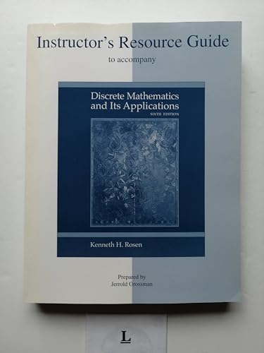 discrete mathematics and its applications 6th edition