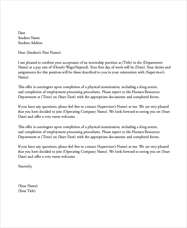 example of industrial training application letter